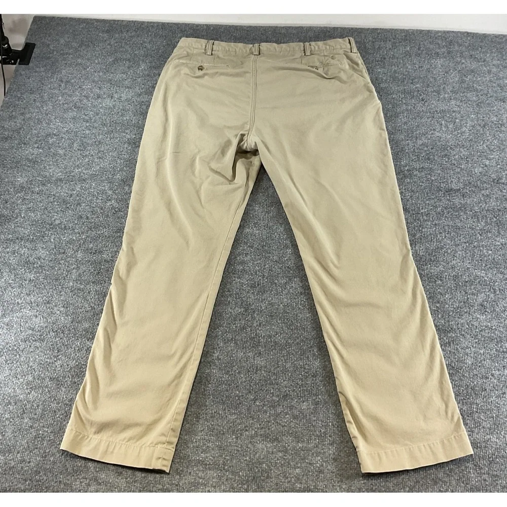Polo Ralph Lauren Pants Mens 38x32 Stretch Straight Fit Khaki Chino Casual Class